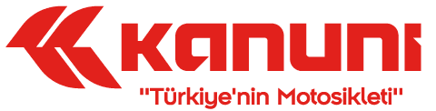 Kanuni logo with a red abstract K symbol and lowercase text with a Turkish tagline.