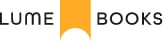 Lume Books logo with orange shape between LUME and BOOKS.