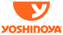 Yoshinoya logo with an orange bowl containing a white Y above the uppercase word YOSHINOYA