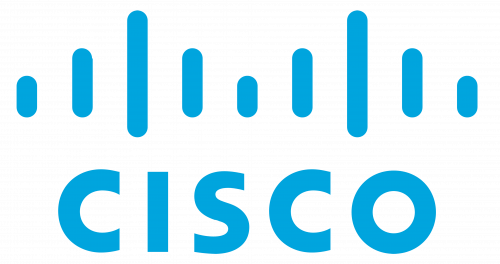 Cisco logo with vertical bridge lines