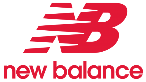 New Balance NB logo with speed lines